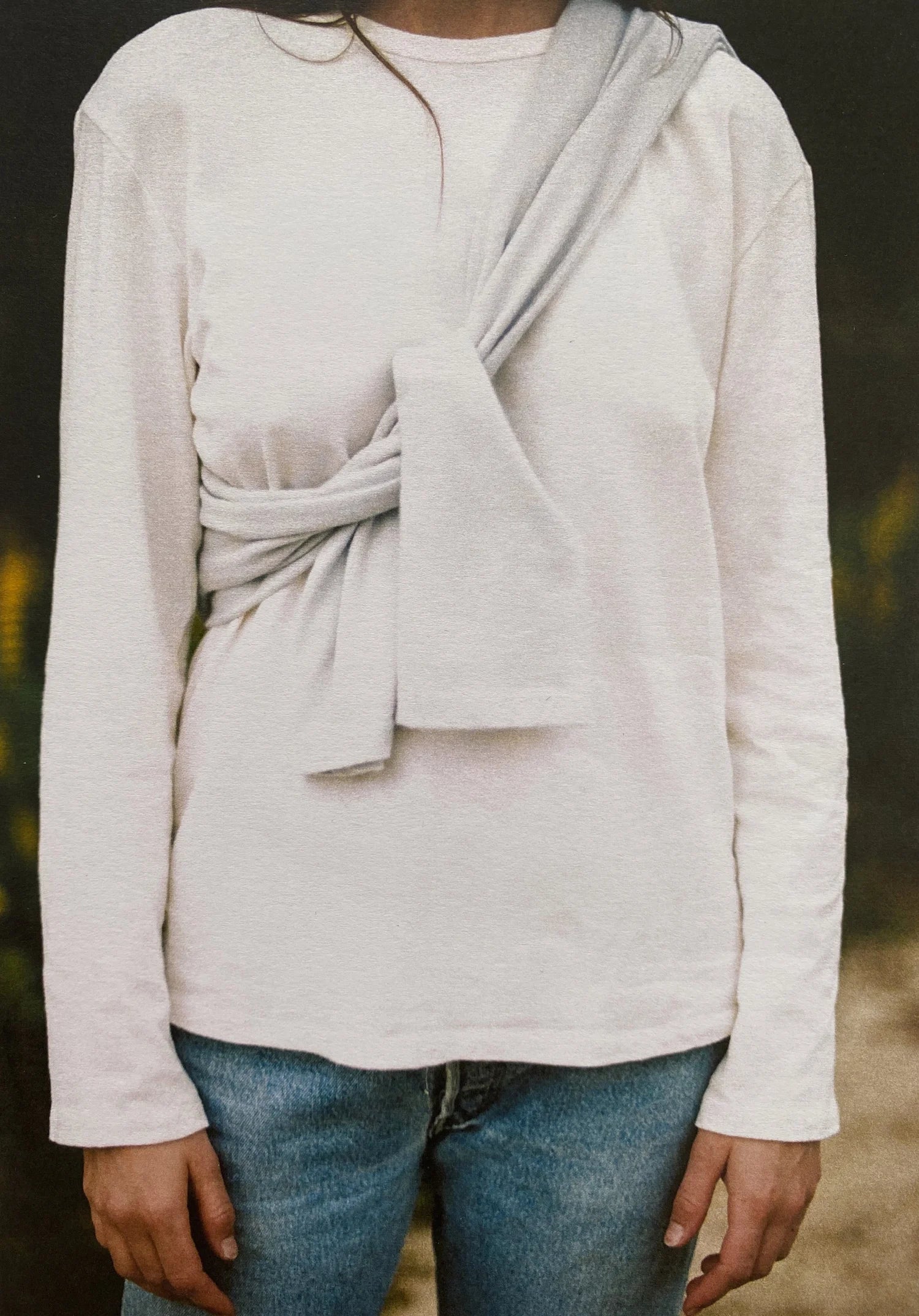 fig. 6: The Long Sleeve T-Shirt in Vanilla